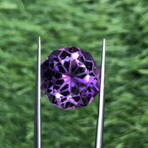 Amethyst Purple Color Loose Gemstone – 14.25 CTS , 15.75×15.45x11MM