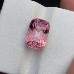 PINK TOURMALINE LOOSE GEMSTONE FROM AFGHANISTAN NO HEAT 7.4 CTS  SIZE 12.55*8.6*9.15MM