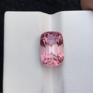 PINK TOURMALINE LOOSE GEMSTONE FROM AFGHANISTAN NO HEAT 7.4 CTS  SIZE 12.55*8.6*9.15MM