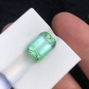 TOURMALINE MINTY SEAFOAM LOOSE GEMSTONE FROM AFGHANISTAN NO HEAT 09 CTS 14*9.7*7.5MM