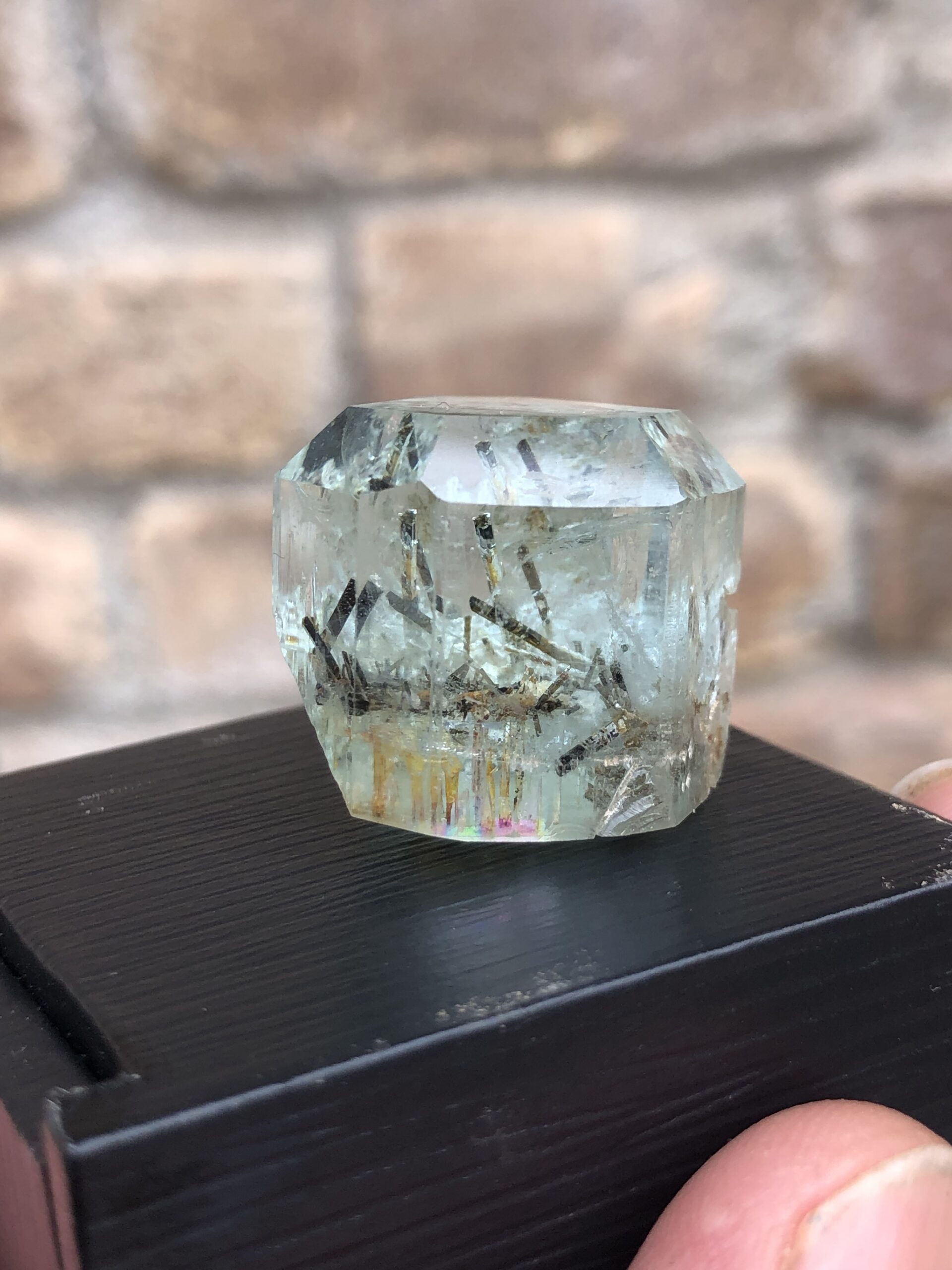 aquamarine with tourmaline combination