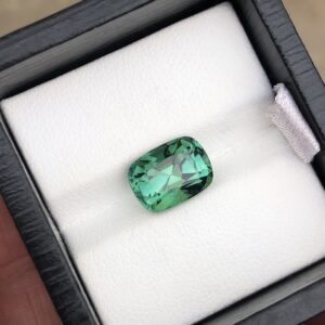 TOURMALINE MINTY SEAFOAM LOOSE GEMSTONE FROM AFGHANISTAN NO HEAT 4.1 CTS size 10.7*7.85*7.22mm